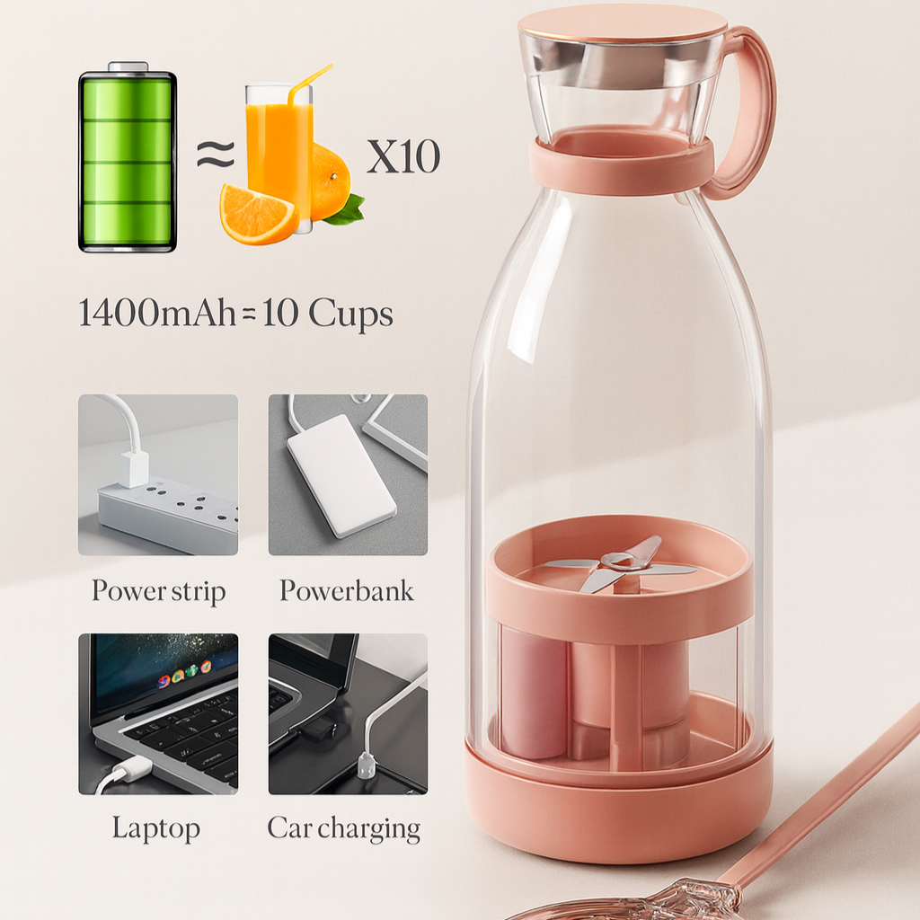 Fresh Juice Collective Bottle Blender