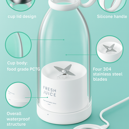 Fresh Juice Collective Bottle Blender